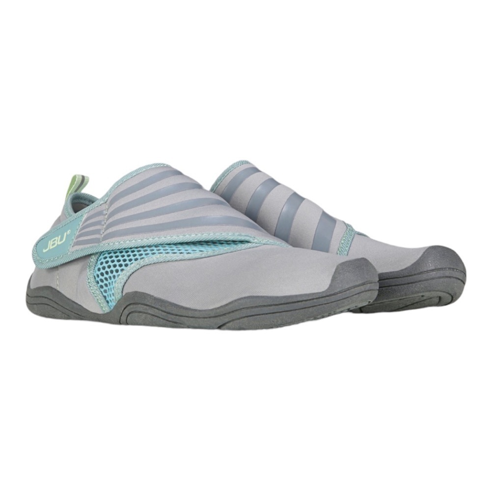 JBU Women's Ariel Outdoor Water Shoe in gray and teal